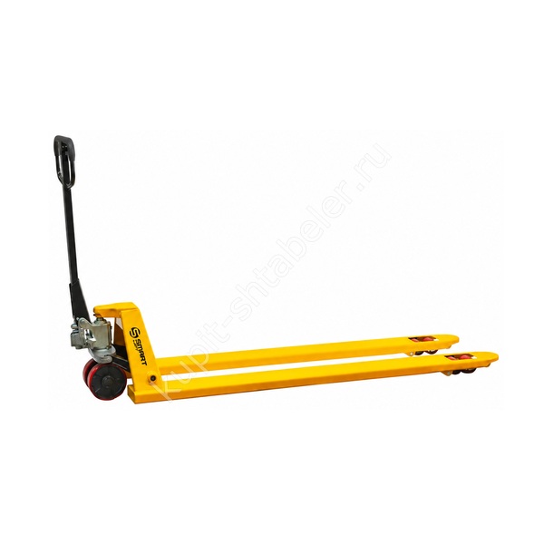 Гидравлическая тележка (рохля) SMARTLIFT SD-L (CBY-BF2.5; грузоподъёмность 2500 кг; 1800х550 мм; PDP)