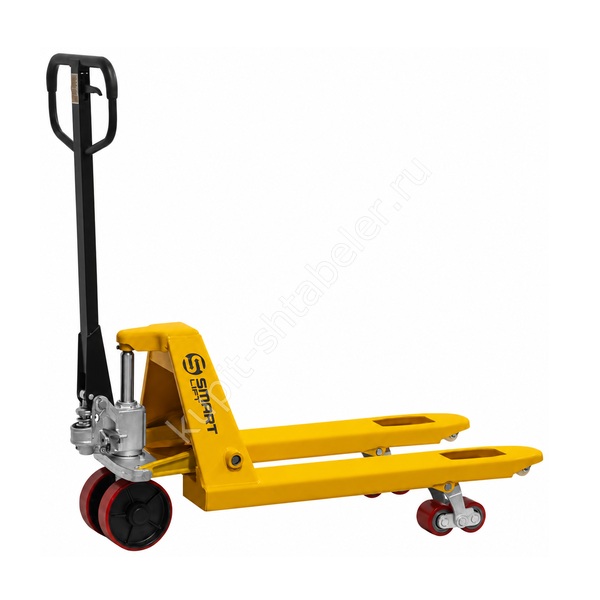 Гидравлическая тележка (рохля) SMARTLIFT SD-S (AC25; M; грузоподъёмность 2500 кг; 800х550 мм; PDP)