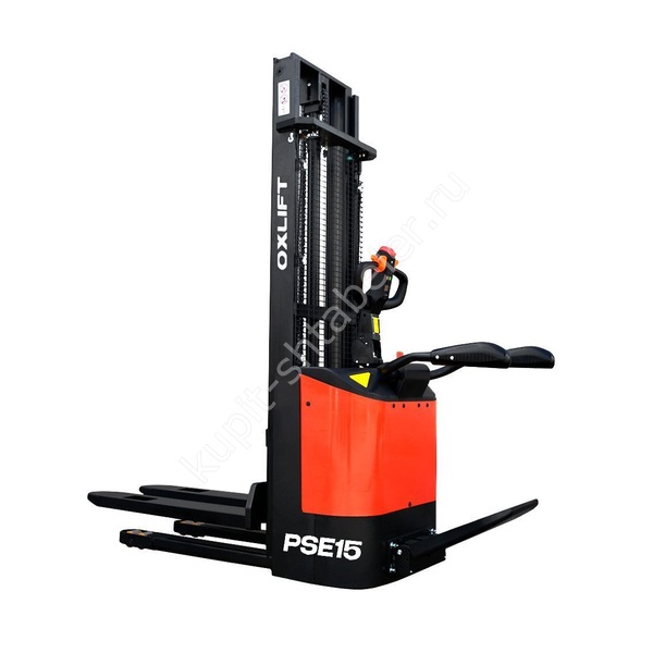 Самоходный штабелёр OXLIFT PSE15, 1500 кг, подъём 3600 мм, арт. 799589