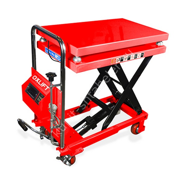 Подъёмный стол OXLIFT OX F-100, 1000 кг, подъём 1000 мм
