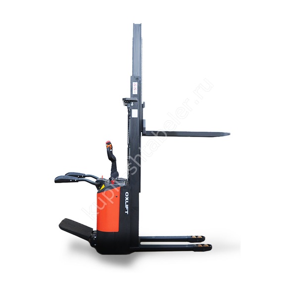 Самоходный штабелёр OXLIFT BX1536E, 1500 кг, подъём 3600 мм
