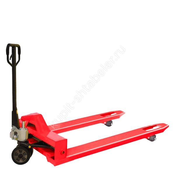 Широковильная гидравлическая тележка Oxlift OX10-PU115 (W1055)