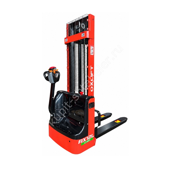 Самоходный штабелёр OXLIFT AX12L, 1200 кг, подъём 3000 мм