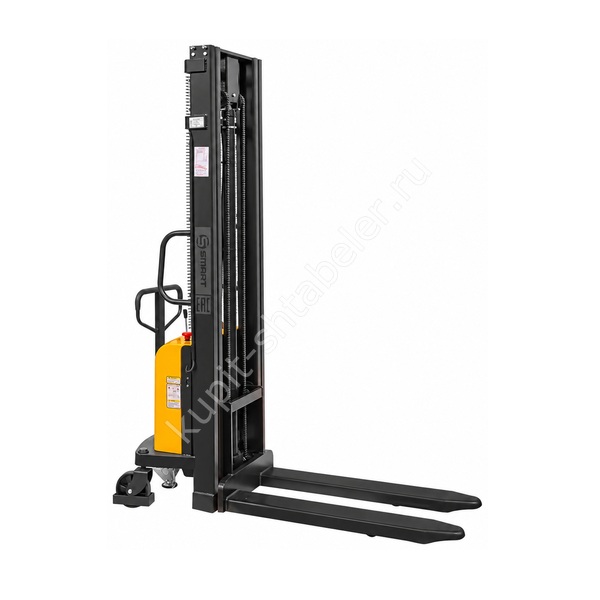 Штабелер с электроподъемом SMARTLIFT SPN 1535 (грузоподъёмность 1500 кг; 3,5 м; 12В / 120Ач)