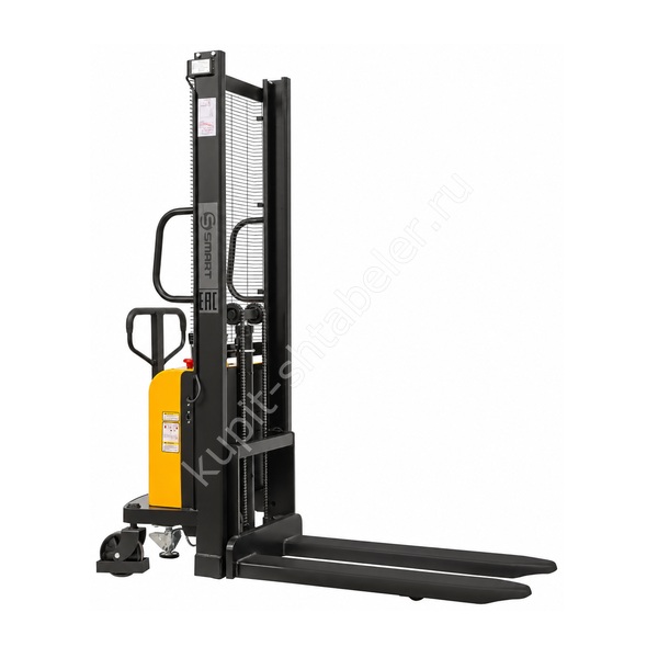 Штабелер с электроподъемом SMARTLIFT SPN 1516 (грузоподъёмность 1500 кг; 1,6 м; 12В / 120Ач)