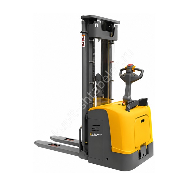 Самоходный штабелер с площадкой электрический SMARTLIFT CDDK15-III (грузоподъёмность 1500 кг; 4,5 м; li-ion 25,6В / 150Ач)