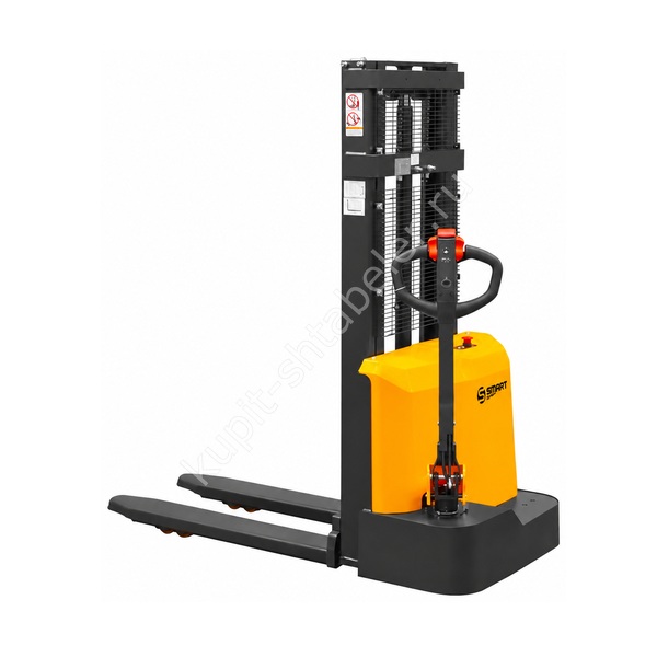 Сопровождаемый штабелер электрический самоходный SMARTLIFT QDA12EL03 (грузоподъёмность 1200 кг; 2,5 м; li-ion 24В / 50Ач)