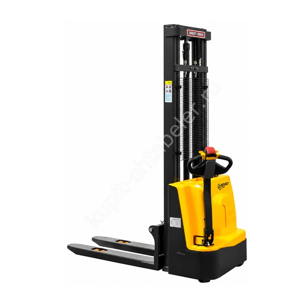 Сопровождаемый штабелер электрический самоходный SMARTLIFT CDD12A (грузоподъёмность 1200 кг; 3,5 м; 24В / 85Ач)