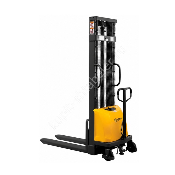 Штабелер с электроподъемом SMARTLIFT CDD10B-E 1030 (грузоподъёмность 1000 кг; 3 м; 12В / 120Ач)