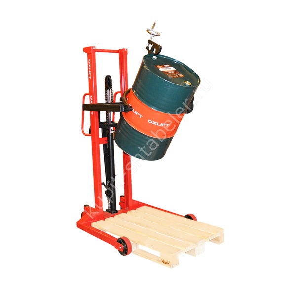 Штабелёр для бочек OXLIFT HSDT1435, 350 кг, подъём 1400 мм