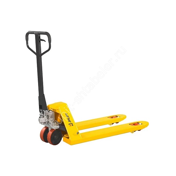 Коротковильная гидравлическая тележка JHLIFT BF25-H, 2500 кг, 900 x 550 мм, полиуретан