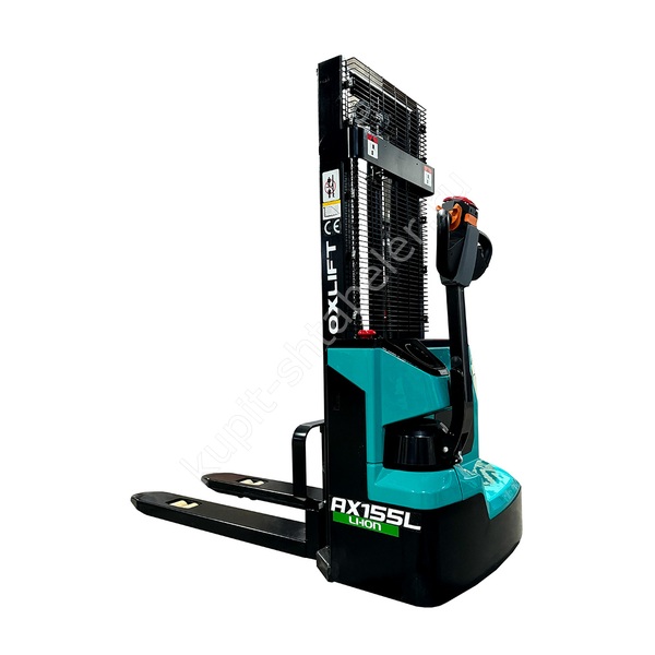 Самоходный штабелёр OXLIFT AX155L, 1550 кг, подъём 2500 мм