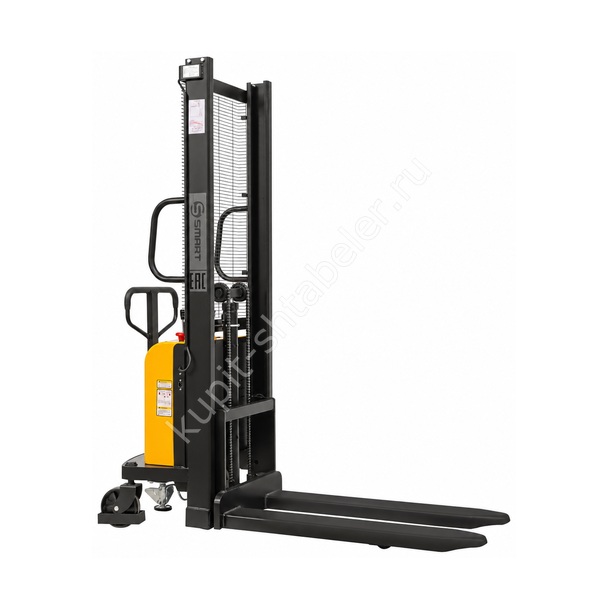 Штабелер с электроподъемом SMARTLIFT SPN 1016 (грузоподъёмность 1000 кг; 1,6 м; 12В / 120Ач)