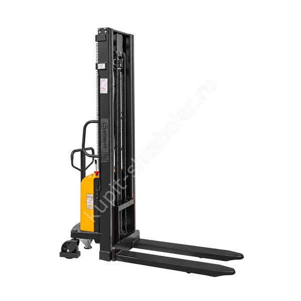 Штабелер с электроподъемом SMARTLIFT SPN 1539 (грузоподъёмность 1500 кг; 3,9 м; 12В / 120Ач)