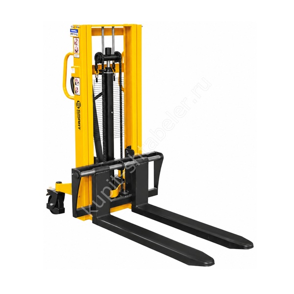 Ручной гидравлический штабелер SMARTLIFT SDA 1020 (грузоподъёмность 1000 кг; 2 м; вилы 300-850 мм)