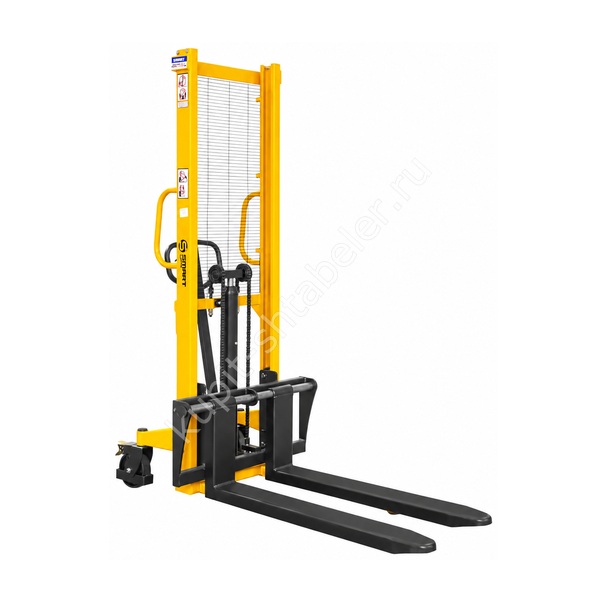 Ручной гидравлический штабелер SMARTLIFT SDJ 1516 (грузоподъёмность 1500 кг; 1,6 м; вилы 310-830 мм)