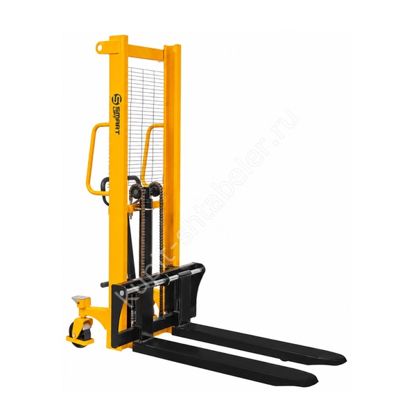 Ручной гидравлический штабелер SMARTLIFT CTY-E15-16 (грузоподъёмность 1500 кг; 1,6 м; вилы 330-860 мм)