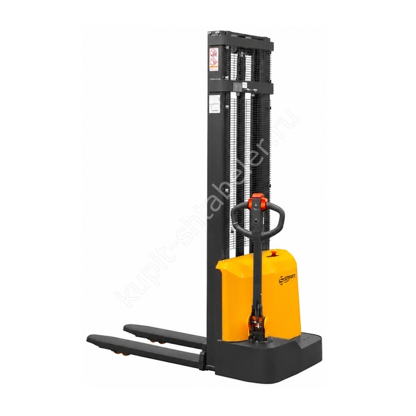 Сопровождаемый штабелер электрический самоходный SMARTLIFT QDA12EL03 (грузоподъёмность 1200 кг; 3,5 м; 24В / 85Ач)
