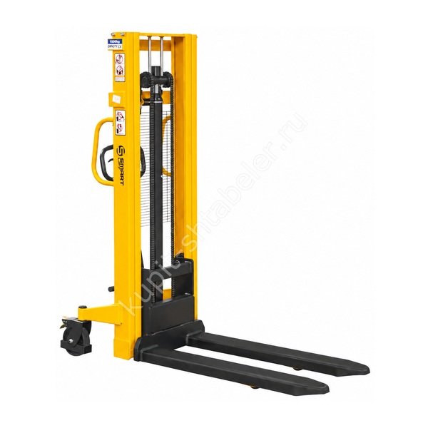 Ручной гидравлический штабелер SMARTLIFT SDA 1025 (грузоподъёмность 1000 кг; 2,5 м; фиксированные вилы)