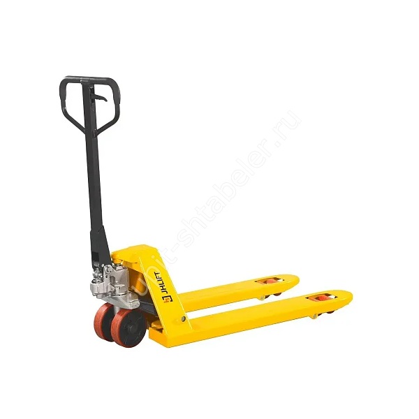 Коротковильная гидравлическая тележка JHLIFT BF30-H, 3000 кг, 900 x 550 мм, нейлон