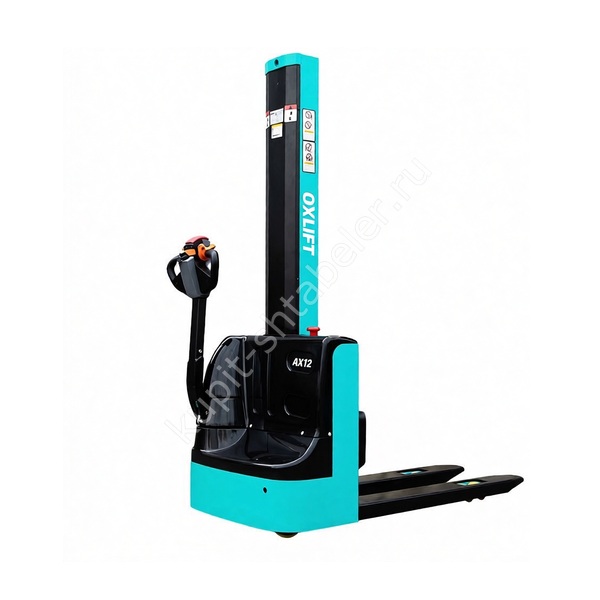 Самоходный штабелёр OXLIFT AX12DL, 1200 кг, подъём 1600 мм