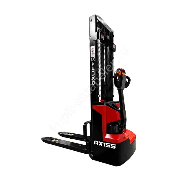 Самоходный штабелёр OXLIFT AX155, 1550 кг, подъём 2500 мм