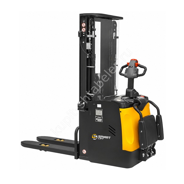Самоходный штабелер с площадкой электрический SMARTLIFT ES16-RS (грузоподъёмность 1600 кг; 4,5 м; li-ion 24В / 205Ач)