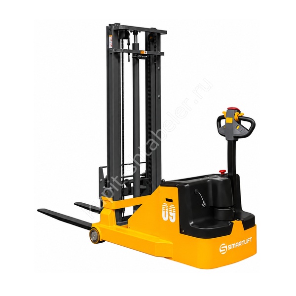 Штабелер самоходный с противовесом электрический SMARTLIFT MBB09 (грузоподъёмность 900 кг; 3 м; 24В / 100Ач)