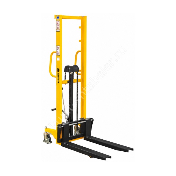 Ручной гидравлический штабелер SMARTLIFT SDJ 0516 (грузоподъёмность 500 кг; 1,6 м; вилы 200-550 мм)