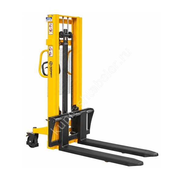 Ручной гидравлический штабелер SMARTLIFT SDJ 1525 (грузоподъёмность 1500 кг; 2,5 м; вилы 310-830 мм)