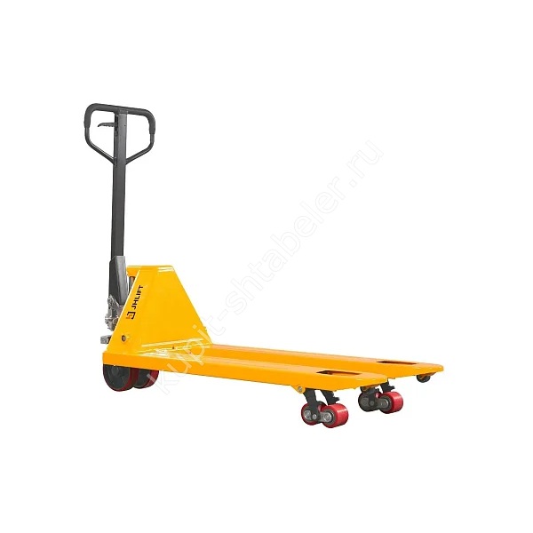 Гидравлическая тележка JHLIFT BF25-H, 2500 кг, 1150 x 550 мм, резина/полиуретан