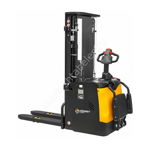 Самоходный штабелер с площадкой электрический SMARTLIFT ES16-RS (грузоподъёмность 1600 кг; 4,5 м; 24В / 280Ач)