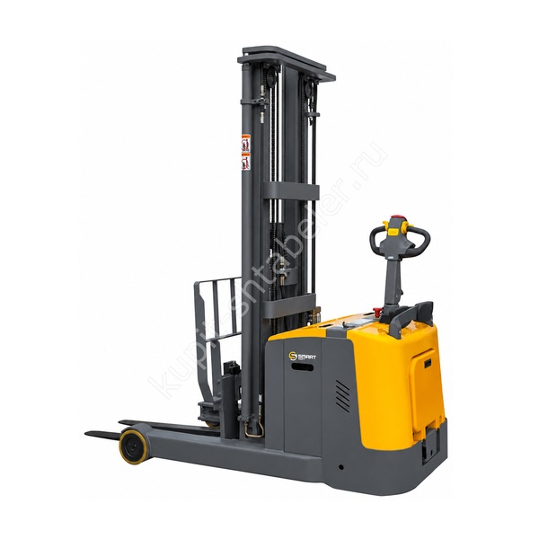 Самоходный штабелер с выдвижной мачтой и противовесом SMARTLIFT CQD15R (грузоподъёмность 1500 кг; 3,5 м; 24В / 270Ач, PV, EPS)