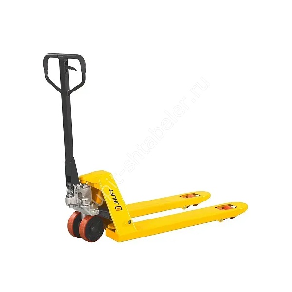 Коротковильная гидравлическая тележка JHLIFT BF25-H, 2500 кг, 900 x 550 мм, нейлон
