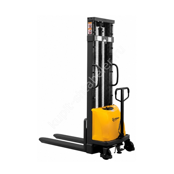 Штабелер с электроподъемом SMARTLIFT CDD15B-E (грузоподъёмность 1500 кг; 3,5 м; 12В / 120Ач)