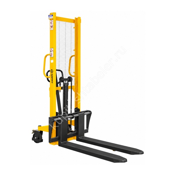 Ручной гидравлический штабелер SMARTLIFT SDA 1516 (грузоподъёмность 1500 кг; 1,6 м; вилы 300-850 мм)