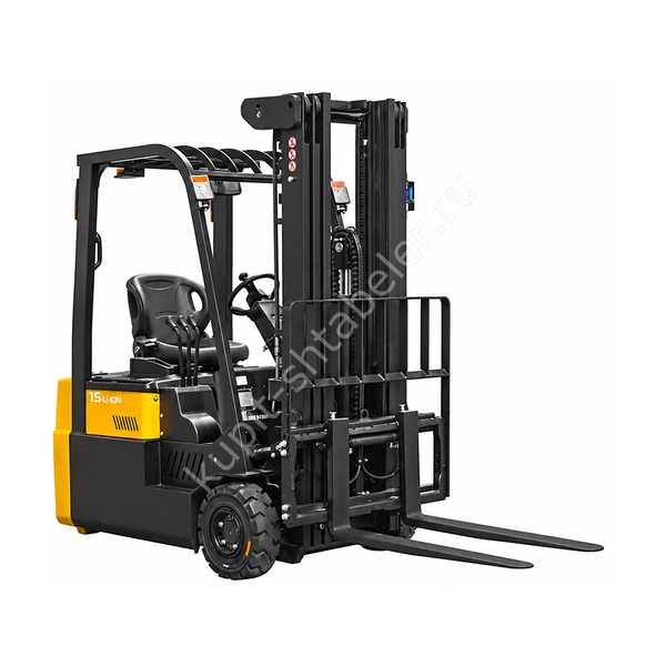 Вилочный погрузчик электрический трёхопорный SMARTLIFT CPD18TVL (грузоподъёмность 1800 кг; 4,8 м; li-ion 80В / 205Ач)
