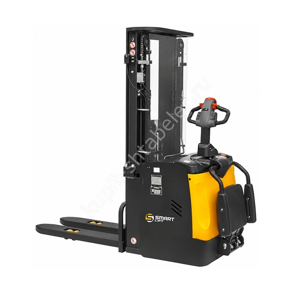 Самоходный штабелер с площадкой электрический SMARTLIFT ES16-RS (грузоподъёмность 1600 кг; 5,5 м; 24В / 280Ач)
