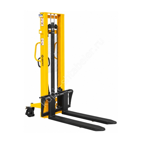 Ручной гидравлический штабелер SMARTLIFT SDJ 1530 (грузоподъёмность 1500 кг; 3 м; вилы 310-830 мм)