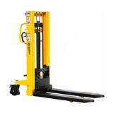 Ручной гидравлический штабелер SMARTLIFT SDJ 1520 (грузоподъёмность 1500 кг; 2 м; фиксированные вилы)