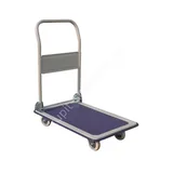 Тележка платформенная пластиковая 200 кг TOR PH200P (480x740) со складной ручкой (пластиковые колеса 100 мм)